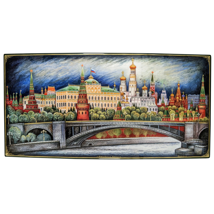 Шкатулка "Москва" Холуй