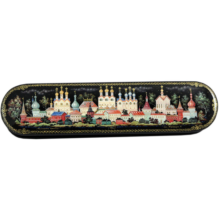 Шкатулка "Ростовский кремль" Холуй