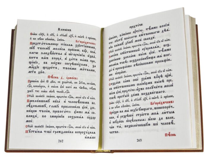 Книга в кожаном переплете "Канонник"