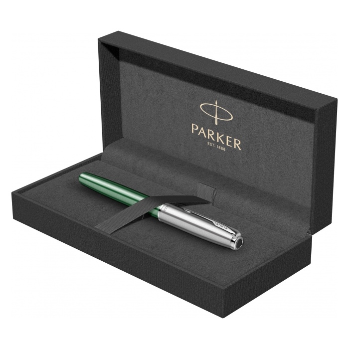 Перьевая ручка Parker Sonnet Essentials Green SB Steel CT, перо F