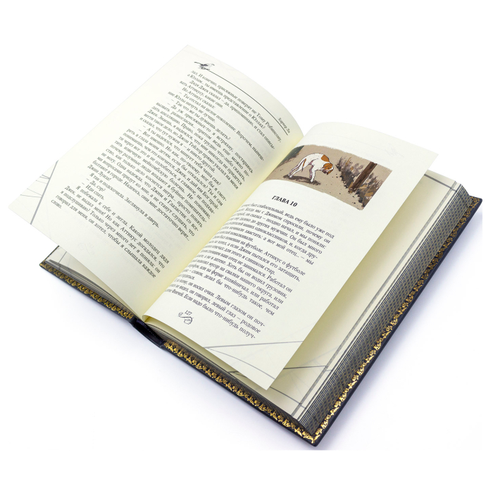 Подарочная книга в кожаном переплете "Убить пересмешника" Харпера Ли