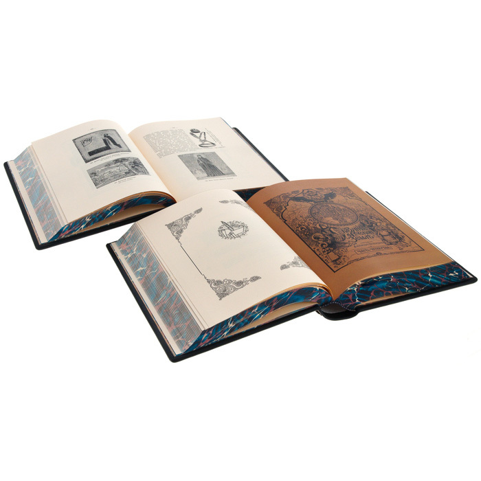 Подарочная книга "Сказания о Русской земле" с накладками, в 2-х томах