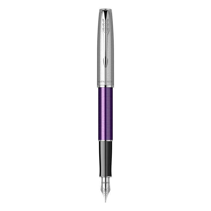 Перьевая ручка Parker Sonnet Essentials Violet SB Steel CT, перо F