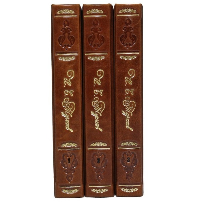 Подарочная книга "Тургенев И.С. Юбилейное издание" в 3 томах