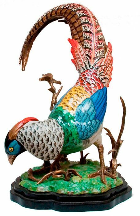 Фигура "Фазан" из керамики