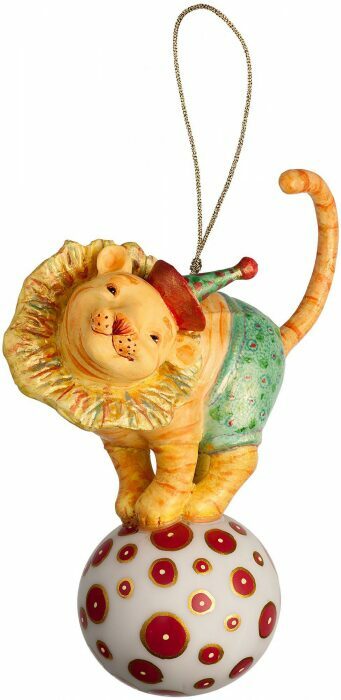 Набор из 3 ёлочных игрушек "Circus Collection"