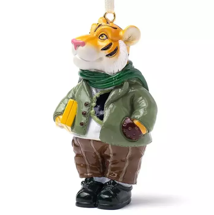 Елочная игрушка "Тигр. Шахматист"