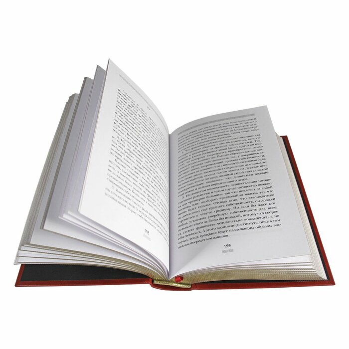 Книга в кожаном переплете "Политика. Аристотель"