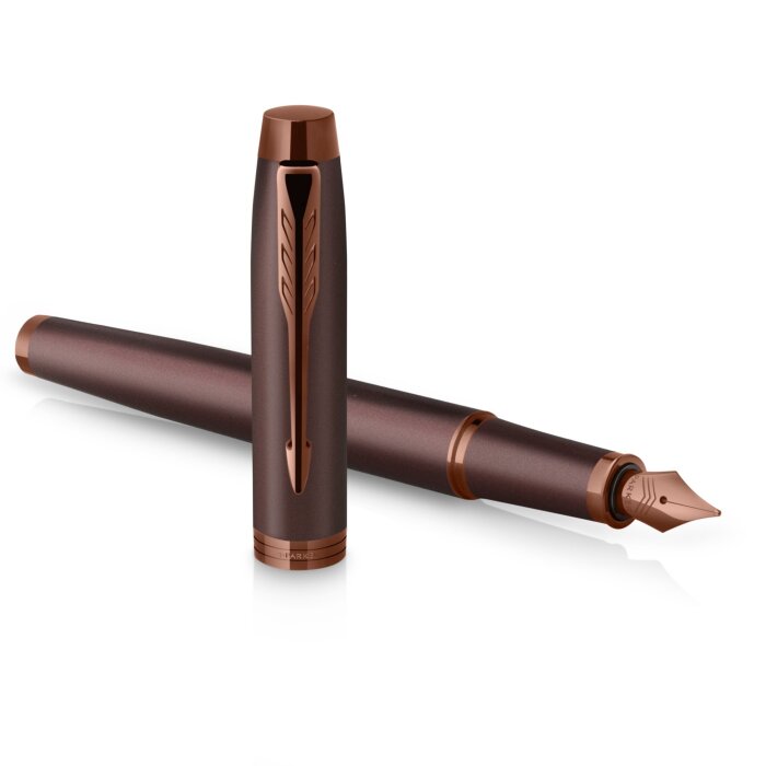 Ручка перьевая Parker IM Monochrome Brown в подарочной упаковке.