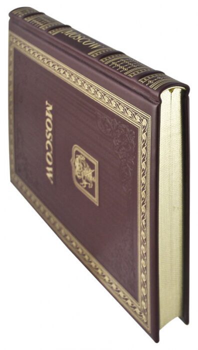 Подарочный набор с книгой и панно "Москва" финифть