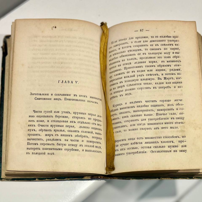 Книга «Ручная книга русской опытной хозяйки, составленная из сорокалетних опытов и наблюдений доброй хозяйки русской». Авдеева Е. А., Санкт-Петербург, Типография Эдуарда Мейера, 1865 год