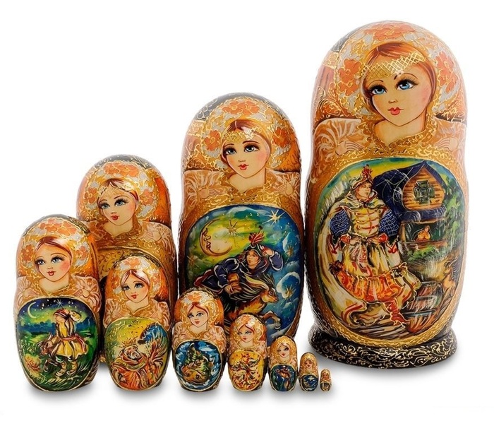 Матрешка "Конек горбунок"