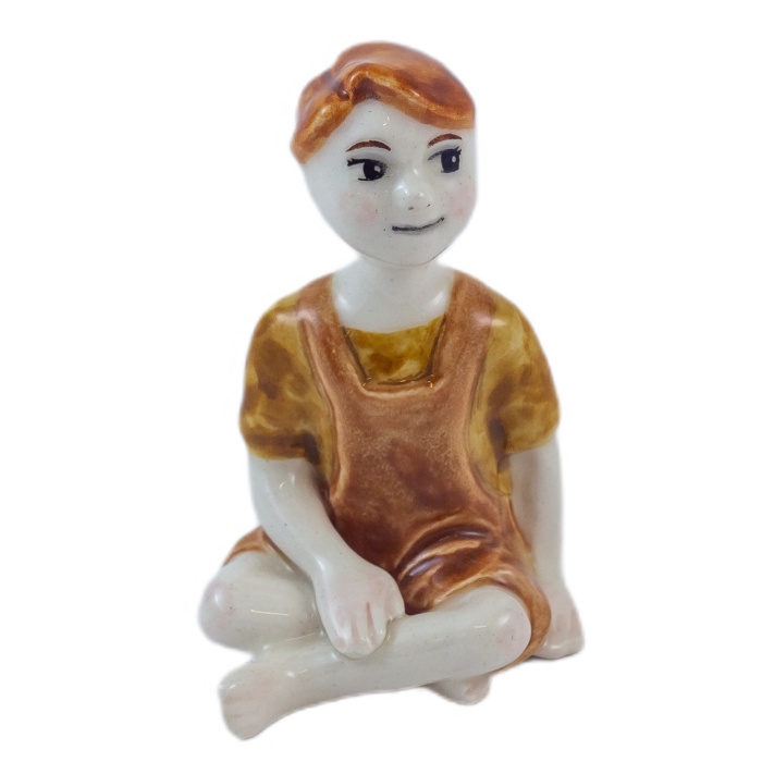 Елочная игрушка из фарфора "Мальчик"