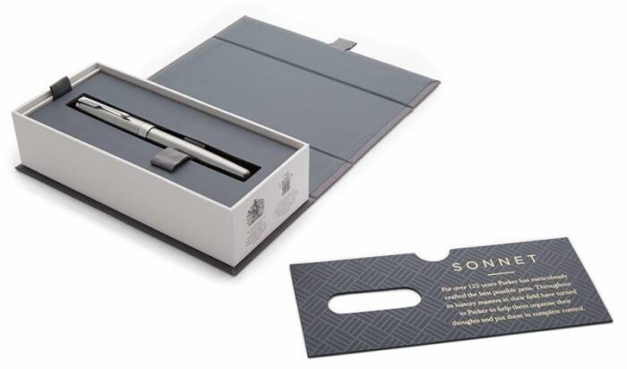 Ручка перьевая "Sonnet Core" Stainless Steel CT F