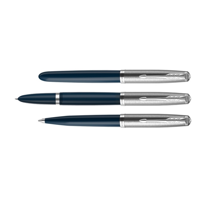 Перьевая ручка Parker 51 CORE MIDNIGHT BLUE CT, перо F