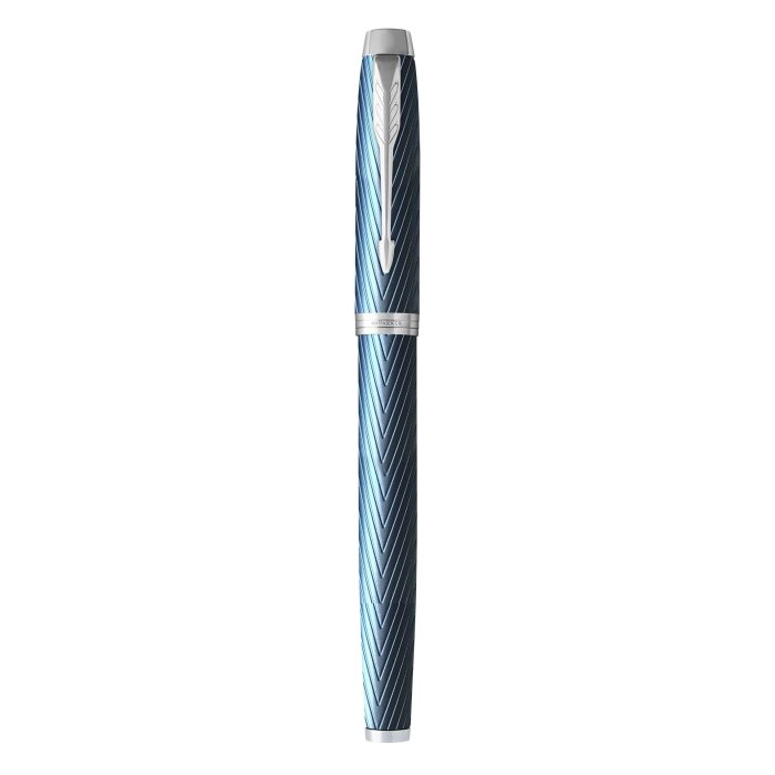 Перьевая ручка Parker IM Premium Blue Grey CT, перо F
