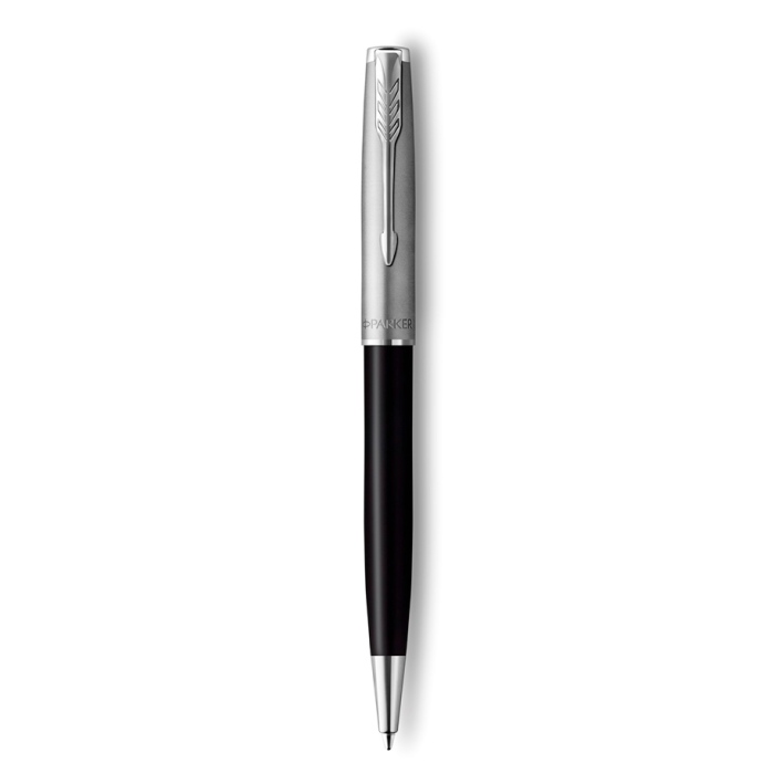 Шариковая ручка Parker Sonnet Entry Point Black Steel CT в подарочной упаковке.