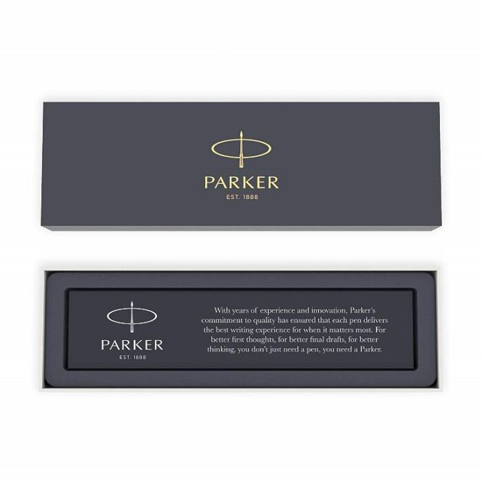Подарочный набор из 2-х ручек Parker IM brushed metal GT роллер+шариковая ручки