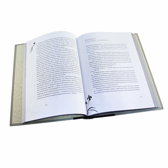 Книга в кожаном переплете "Беседы с одиноким мудрецом. Конфуций"