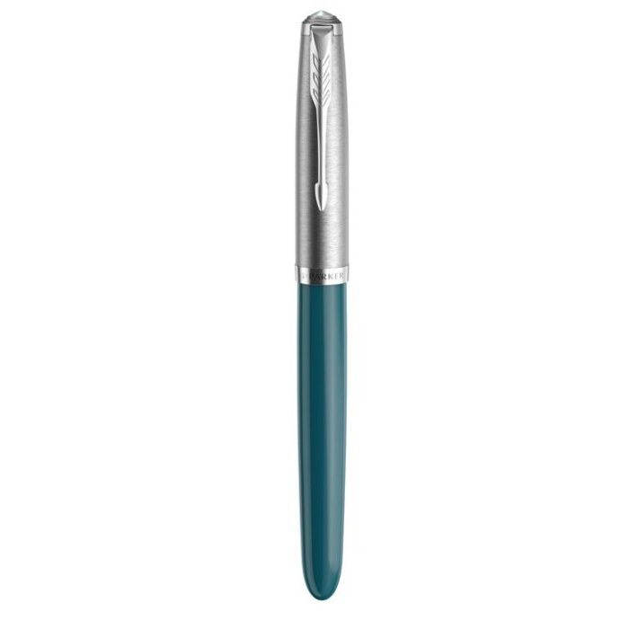 Перьевая ручка Parker 51 CORE TEAL BLUE CT, перо F