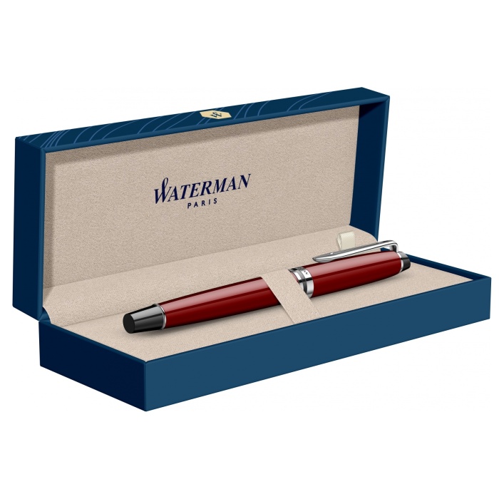 Ручка-роллер Waterman "Expert Dark Red Lacquer CT Black"