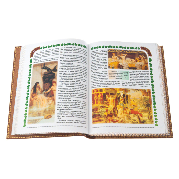 Подарочная книга "Баня" коричневая, в коробе