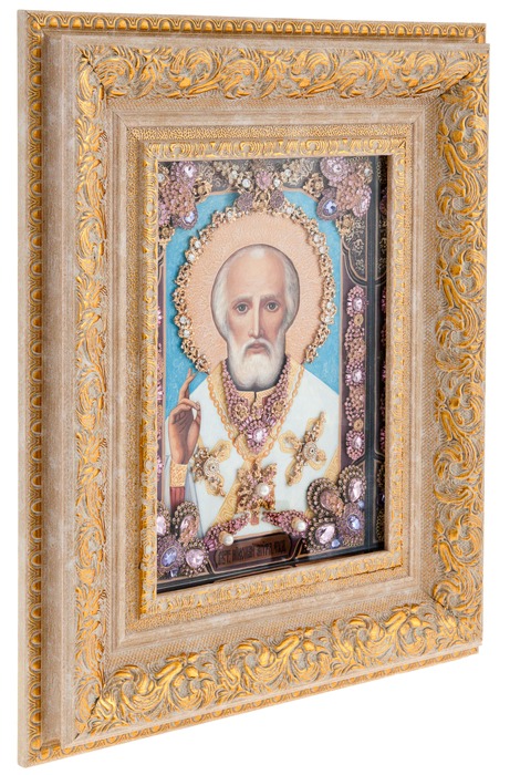 Икона "Николай Угодник" (живопись)