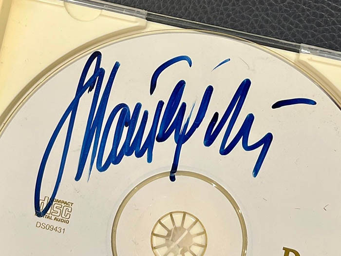 CD-диск с автографом композитора и продюсера Владимира Матецкого