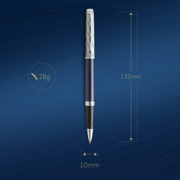 Ручка-роллер Waterman Hemisphere 22 SE Deluxe Blue CT в подарочной упаковке